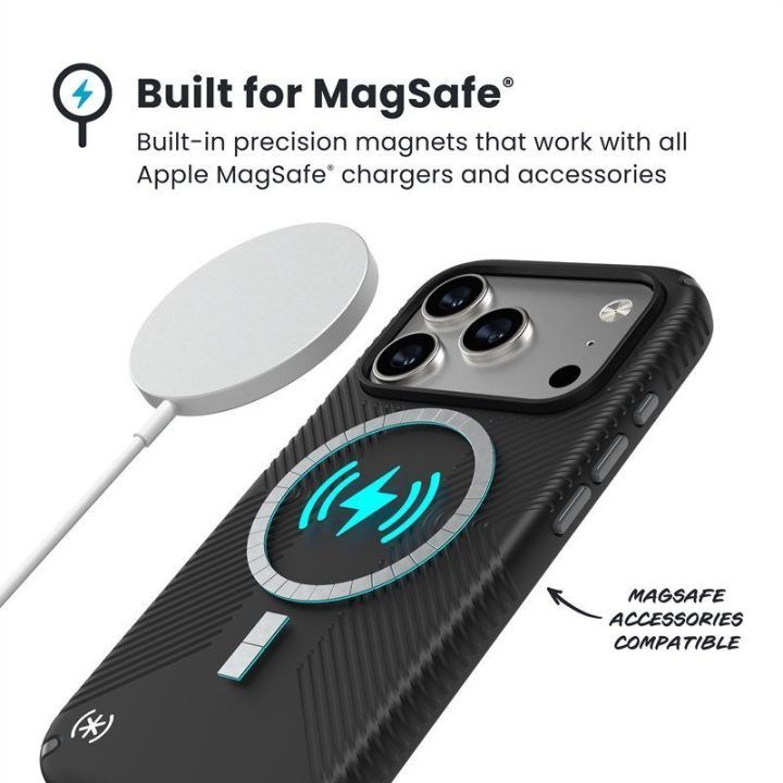 Dėklas Speck Presidio2 Grip MagSafe iPhone 17 Pro
