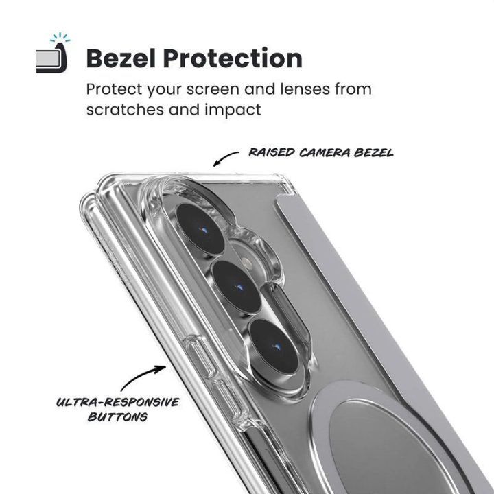 Permatomas dėklas Samsung Galaxy Z Fold 8 Ultra su MagSafe
