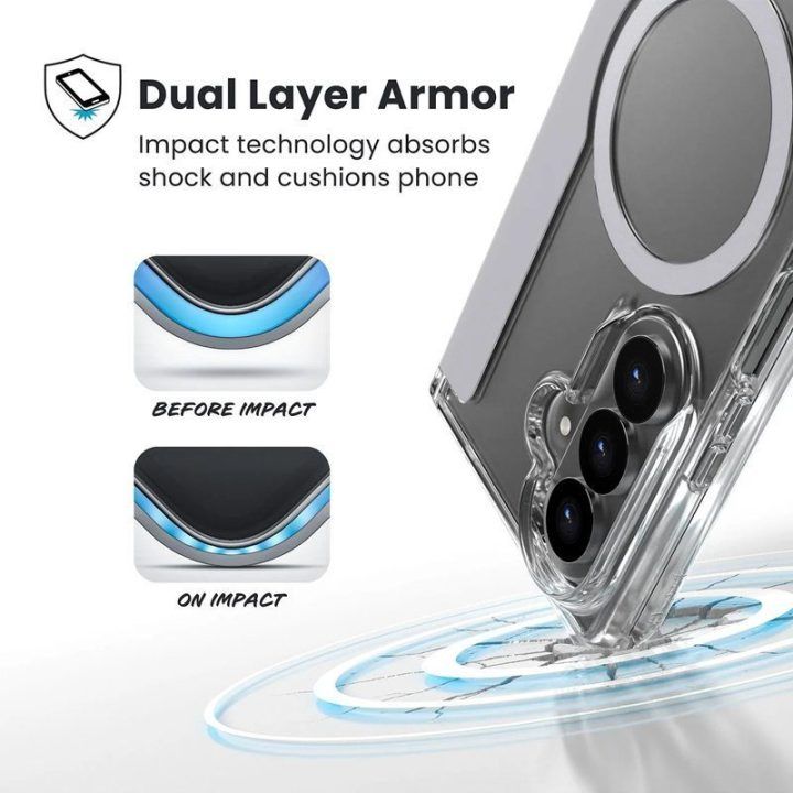 Permatomas dėklas Samsung Galaxy Z Fold 8 Ultra su MagSafe