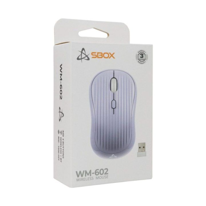 Belaidė pelė SBOX WM-602, violetinė