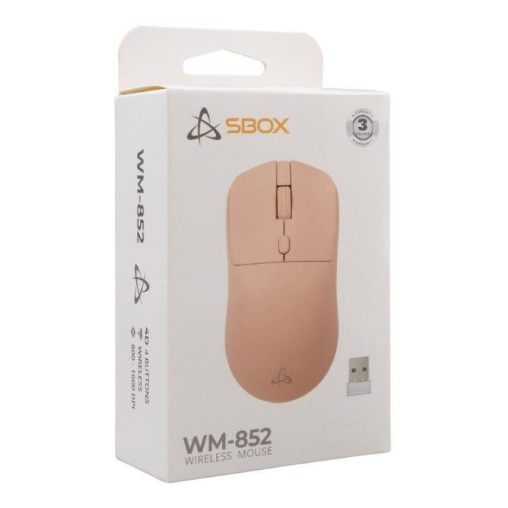Rožinė belaidė pelė SBOX WM-852
