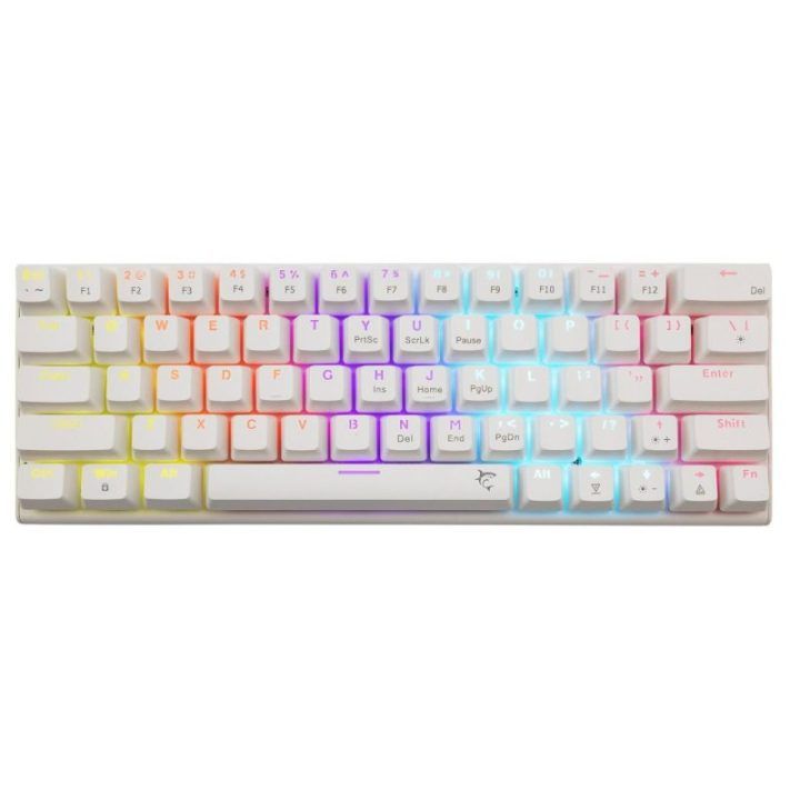 Balta White Shark Wakizashi 2 žaidimų klaviatūra
