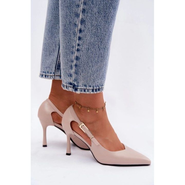 Kūno spalvos aukštakulniai bateliai Step in style