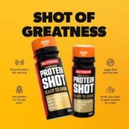 Baltyminis gėrimas Nutrend Protein Shot 20 × 60 ml, apelsinų skonio