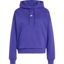 Moteriškas adidas džemperis su gobtuvu, violetinis