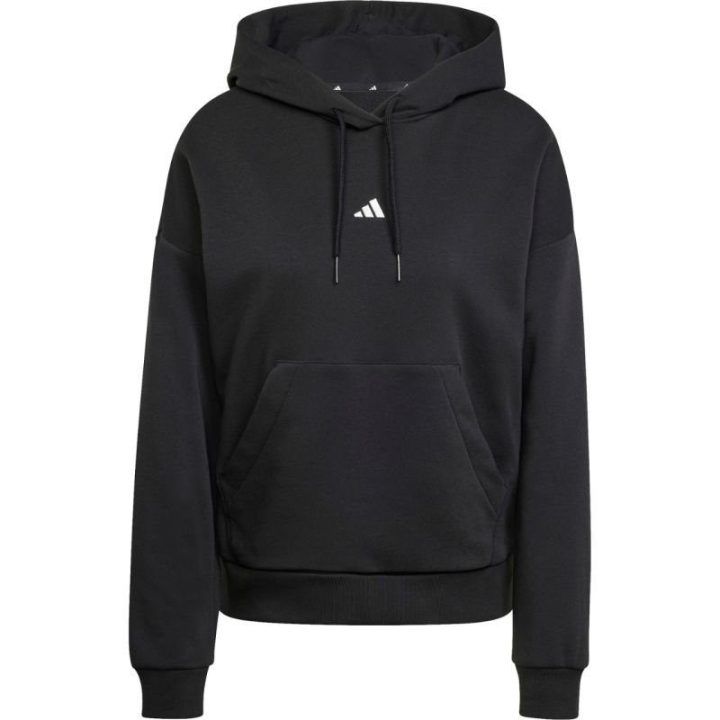 Moteriškas džemperis su gobtuvu adidas Essentials Small Logo Feel Cozy, juodas