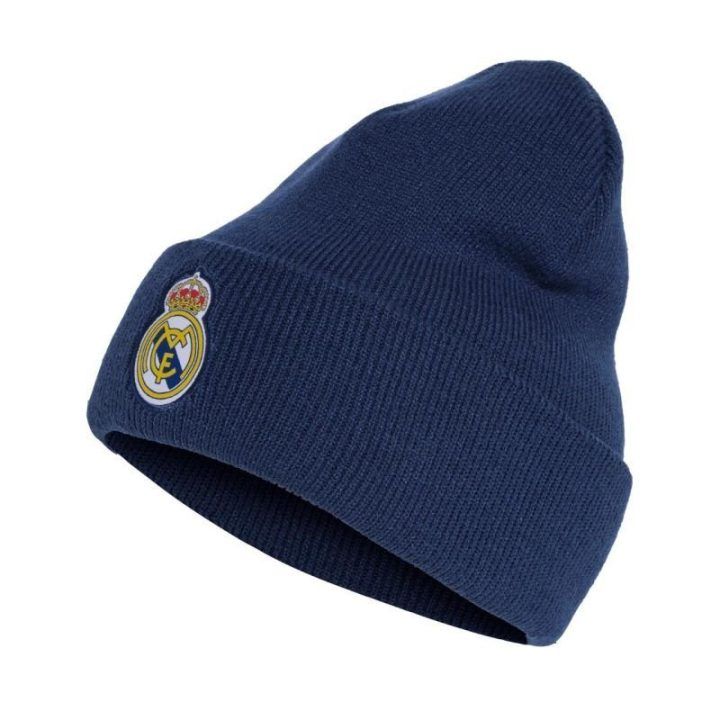 Vyriška žieminė kepurė adidas Real Madrid, tamsiai mėlyna