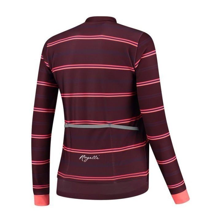 Moteriška žieminė striukė Rogelli STRIPE, bordo