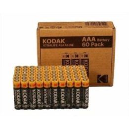 AAA šarminės baterijos KODAK XTRALIFE, 60 vnt