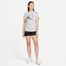 Moteriški marškinėliai Nike Sportswear, pilki