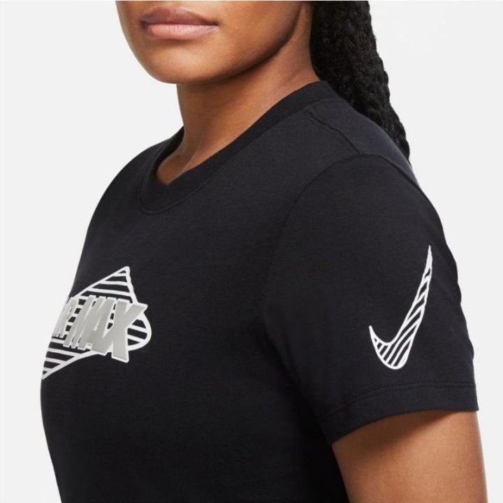 Moteriški marškinėliai Nike Sportswear, juodi