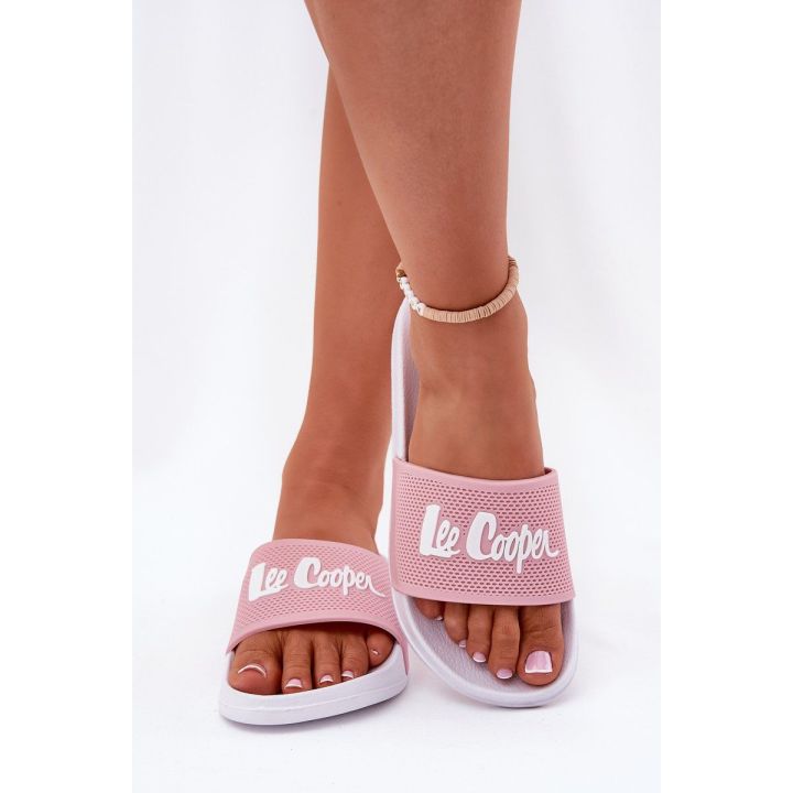 Moteriškos įspiriamos šlepetės Lee Cooper, rožinės