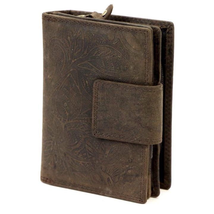 Piniginė Gregorio – tamsiai ruda