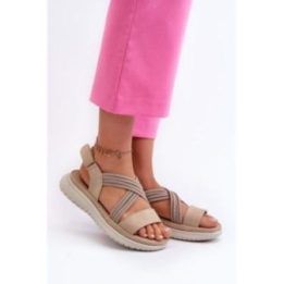 Sandalai Step In Style – tamsiai smėlio