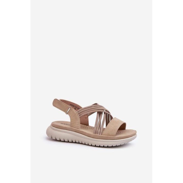 Sandalai Step In Style – tamsiai smėlio