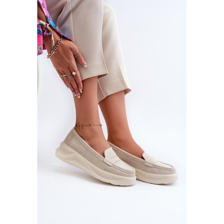 Mokasinai Step In Style – tamsiai smėlio