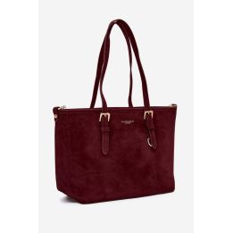 Bordo spalvos rankinė per petį Flora & Co Paris