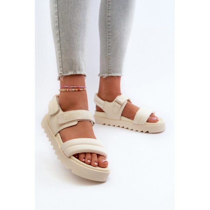 Sandalais Step In Style – tamsiai smėlio