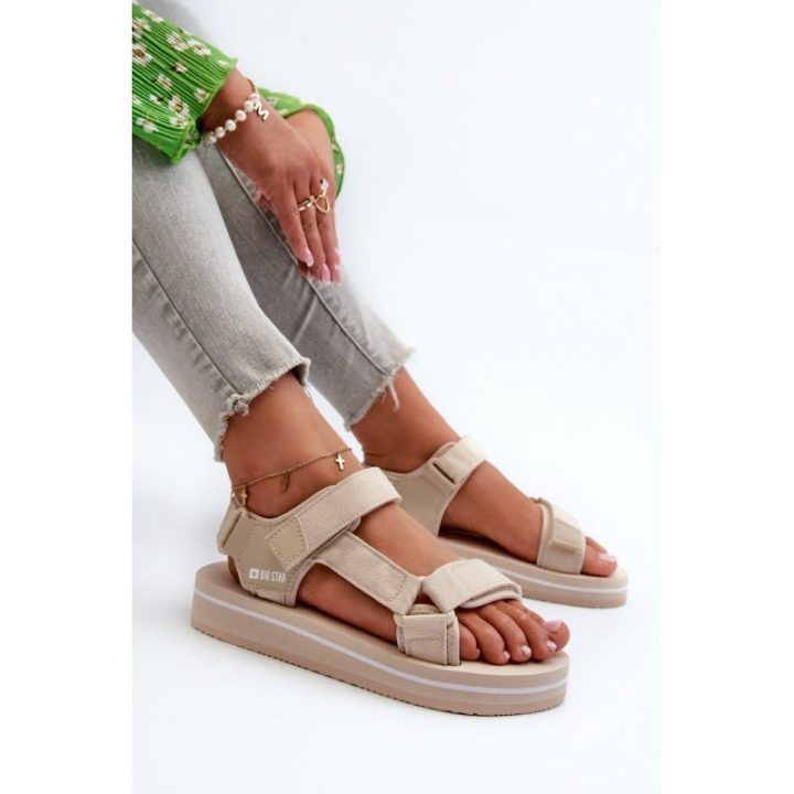 Moteriški sandalai Step In Style – tamsiai smėlio