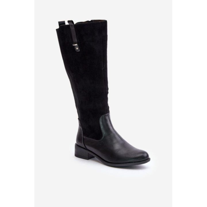 Ilgaauliai batai Step In Style – juoda
