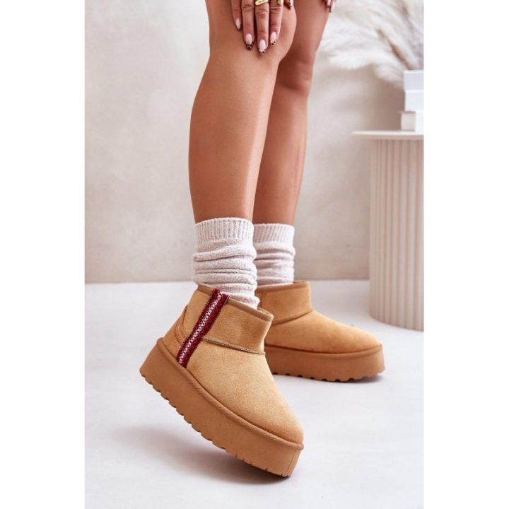 Moteriški žieminiai batai su platforma Insulated Camel Lomessa