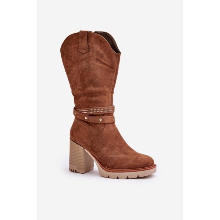 Aukštakulniai batai Step In Style – ruda