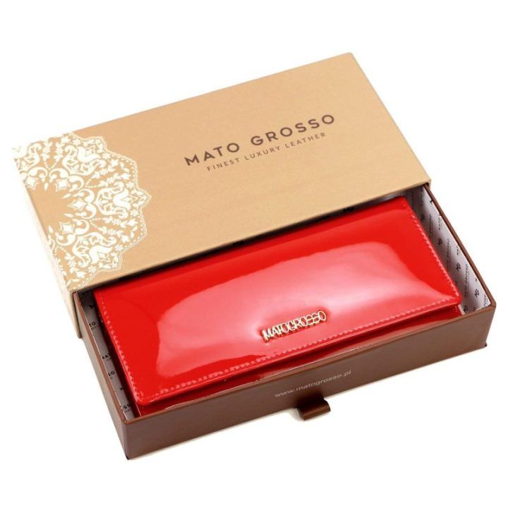 Mato Grosso piniginė – raudona