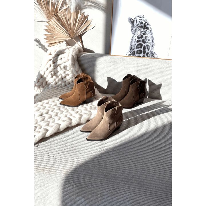 Moteriški aulinukai su stambiu kulnu, rudi