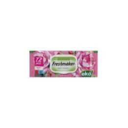 Freshmaker drėgnos servetėlės Pink Rose, 72 vnt