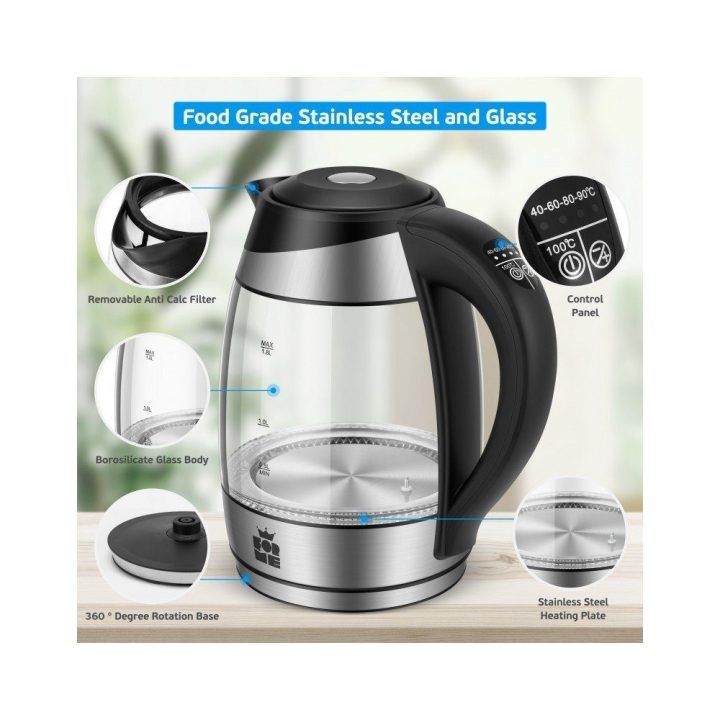 ForMe FKG-458 belaidis elektrinis virdulys, 1,8 l