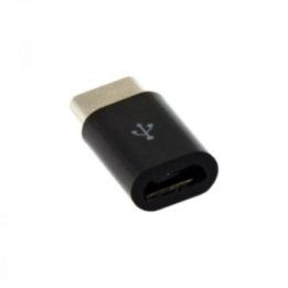 USB-C į microUSB adapteris Sbox, juodas