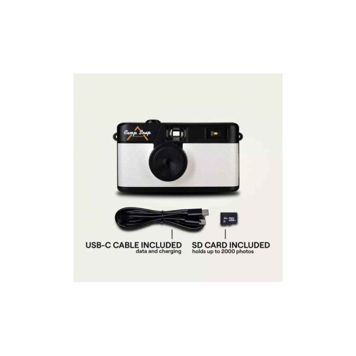 Camp Snap CS-V105-WT-WW skaitmeninis fotoaparatas, baltas