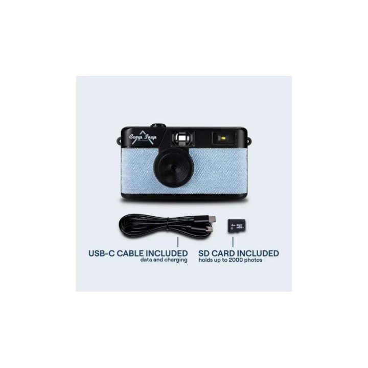 Camp Snap CS-V105-DN-WW skaitmeninis fotoaparatas, Denim