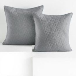Pagalvėlės užvalkalas Laila AmeliaHome sidabrinis 45 × 45 cm, 2 vnt