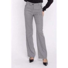 Moteriškos kelnės su houndstooth raštu Nife