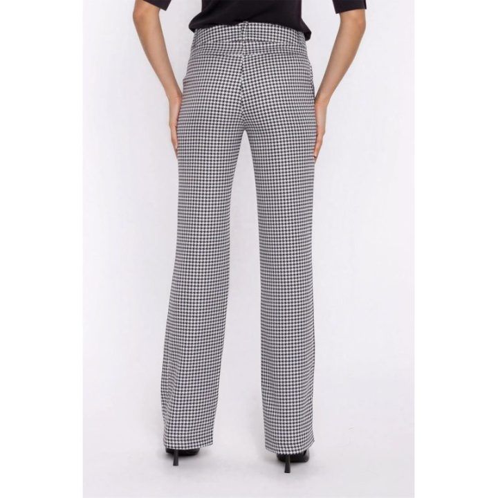 Moteriškos kelnės su houndstooth raštu Nife