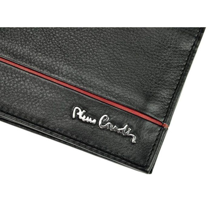 Piniginė Pierre Cardin – juoda / raudona