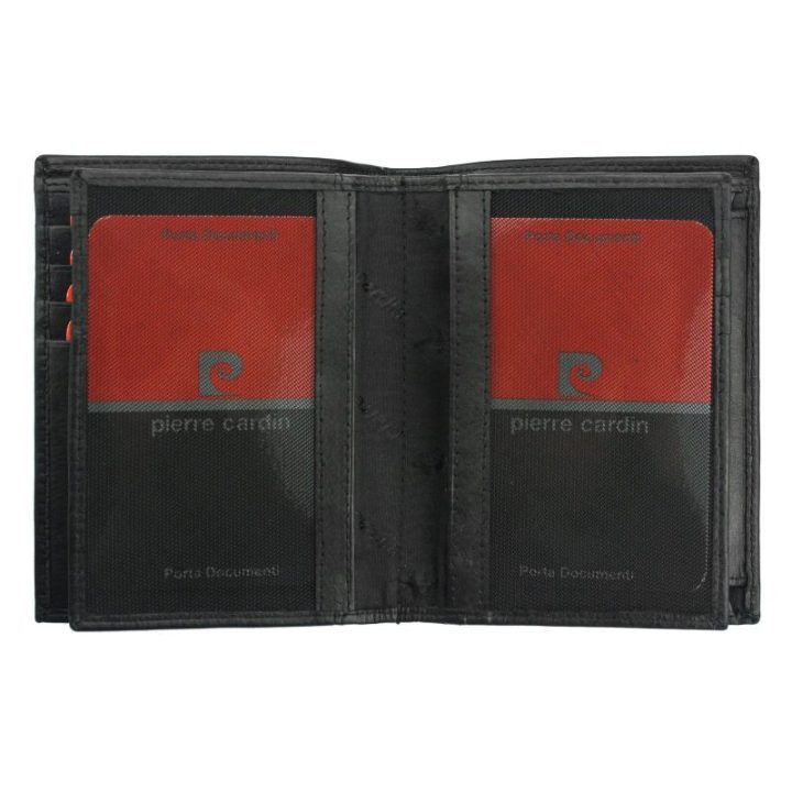 Piniginė Pierre Cardin – juoda / raudona