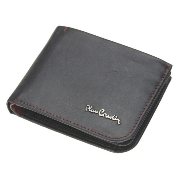 Piniginė Pierre Cardin – juoda / raudona