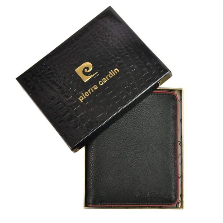 Piniginė Pierre Cardin – juoda / raudona
