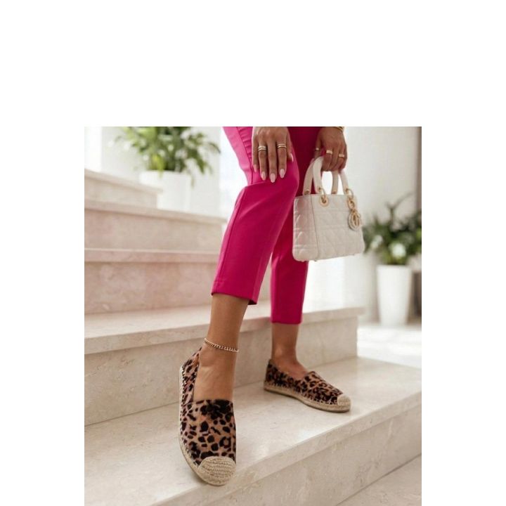 Leopardo rašto espadrilės Solea