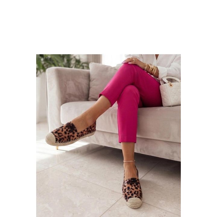 Leopardo rašto espadrilės Solea