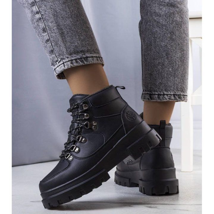 Juodos spalvos šilti batai LCJ 1435L Lee Cooper