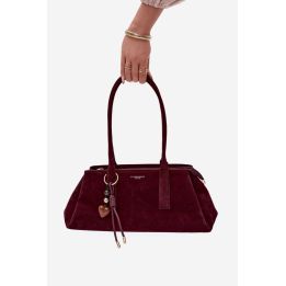 Bordo spalvos rankinė per petį Flor&Co Paris