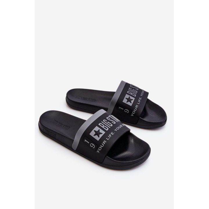 Moteriškos šlepetės Juodos Big Star Shoes