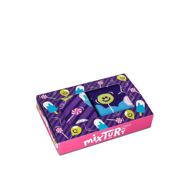 Vaikiškų kojinių rinkinys Zooxy mix TURY Sweets