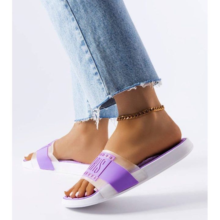 Purple guminės šlepetės Marka Niezdefiniowana – violetinė