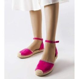 Rožinės Licia espadrilės Gemre