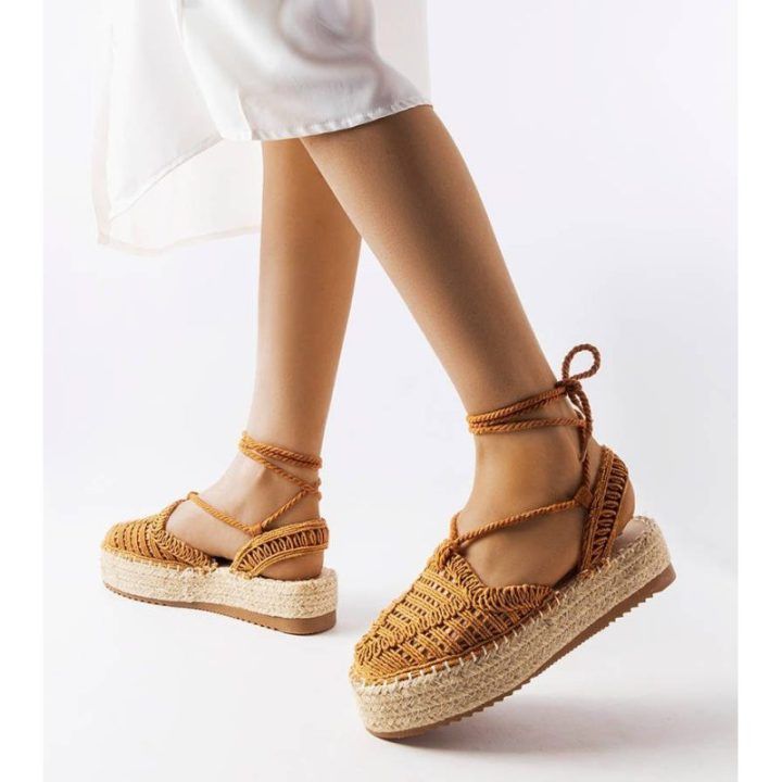 Nėriniuotos espadrilės Partenia Gemre – kupranugario