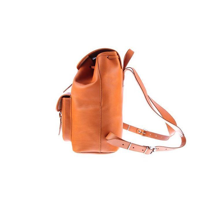 Didelė odinė kuprinė